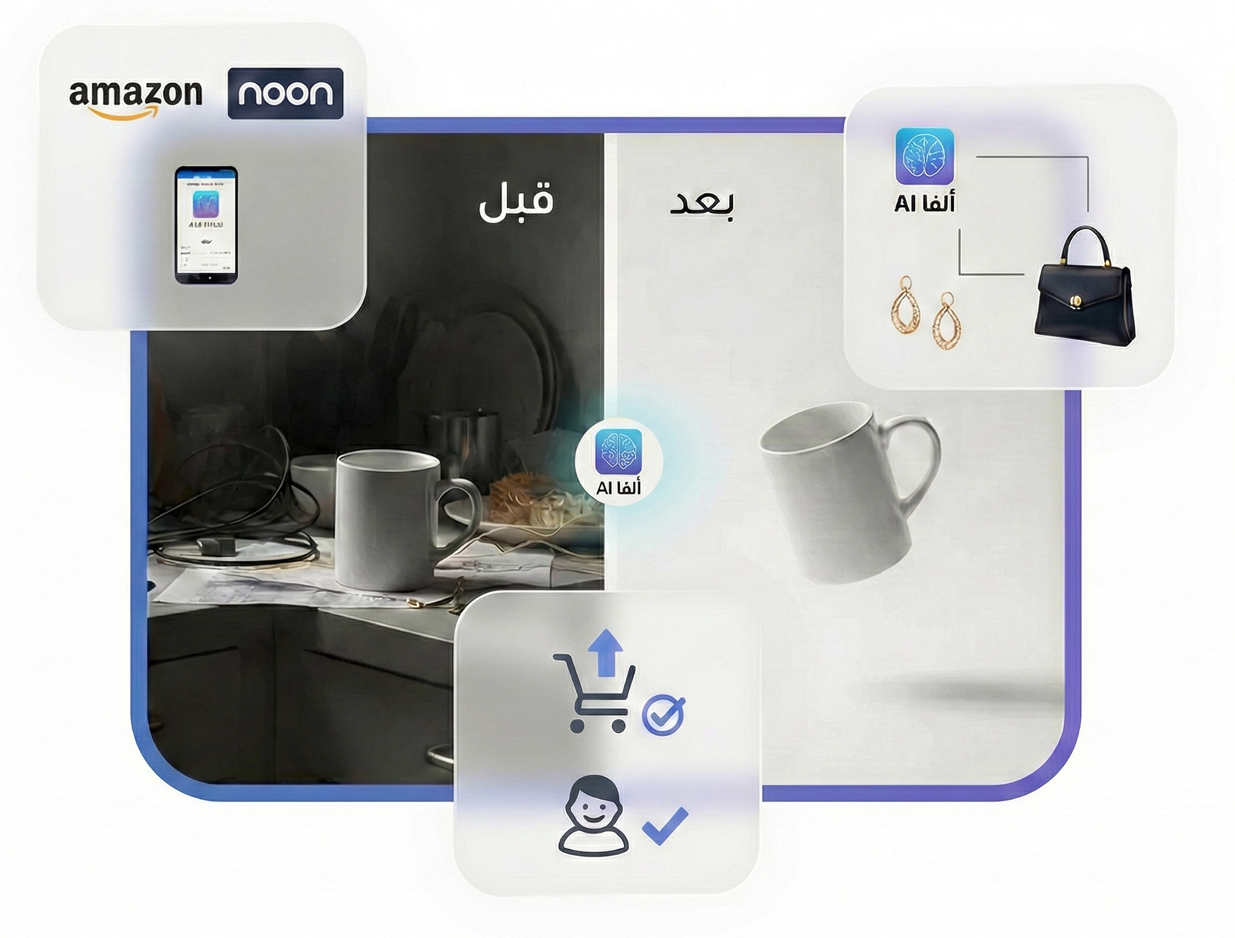 مصمم صور المنتجات الذكي